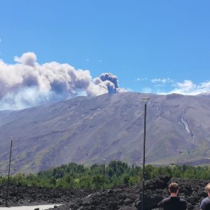 eruption de l'Etna au 30 Mai