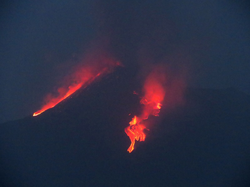 dpuble eruption etna