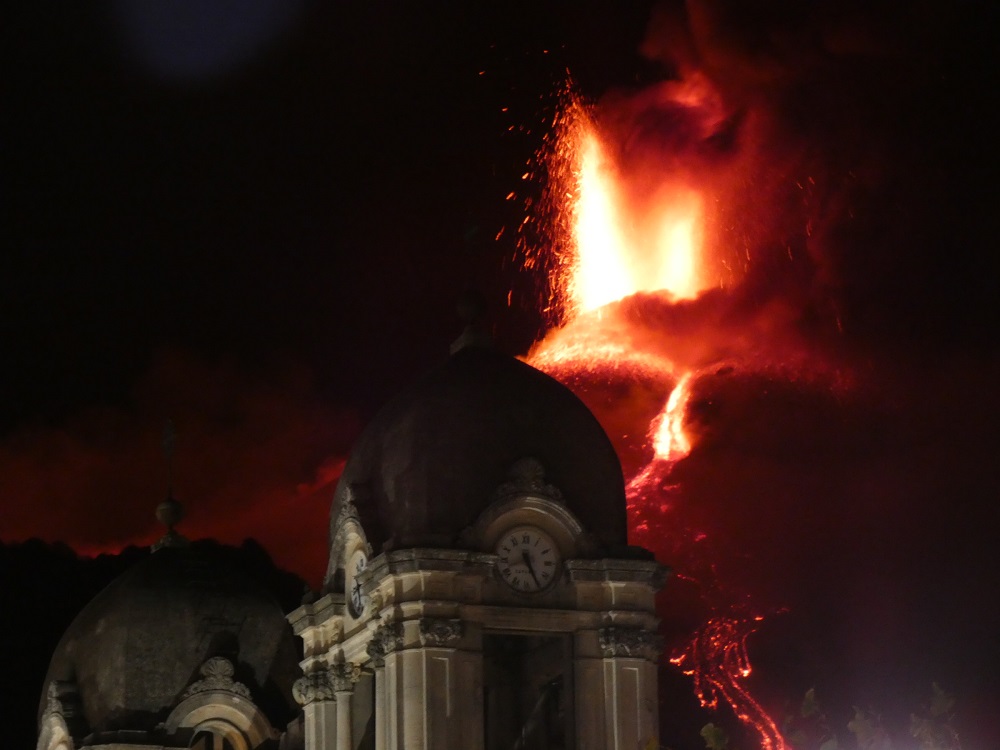 Etna éruption décembre