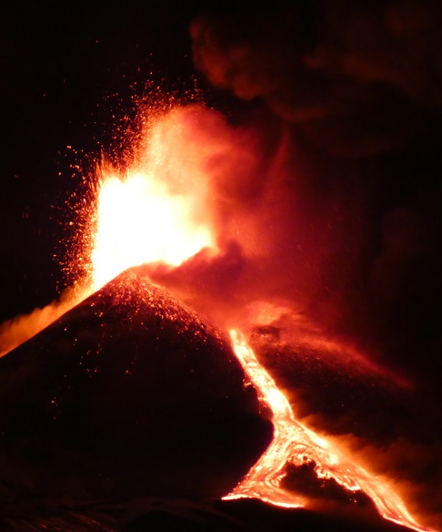 Etna éruption décembre